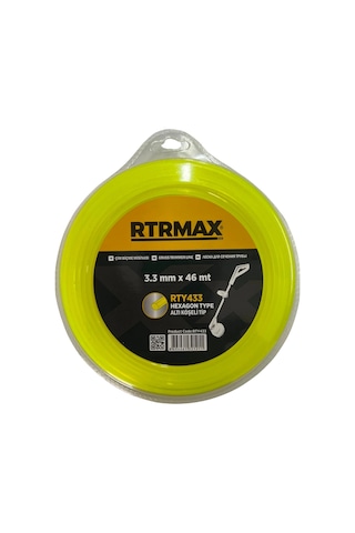 Rtr Max Altı Köşe Tır-pan Makinası Misinası 3.3mm X 46m
