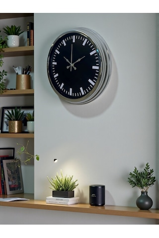 Elegance 40 Cm Metal Dekoratif Duvar Saati Çok Renkli