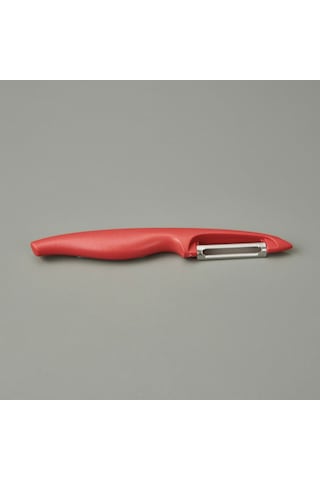 Pirge Pure Line Dişli Soyacak 19cm Kırmızı Kırmızı