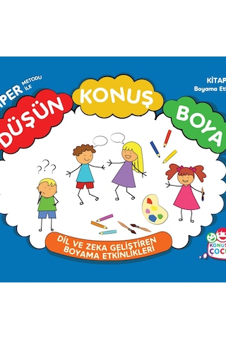 Scamper Metodu Ile Düşün Konuş Boya 3'lü Set
