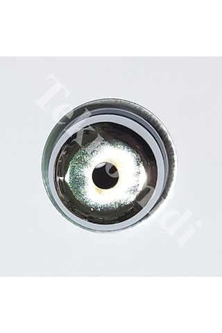 E-27 Duy Kılıfı - E27 Yarım Lale Gümüş Renk