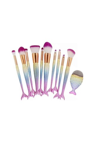 Makyaj Fırçası Seti 11 Adet Makyaj Fırçası Kozmetik Fırçaları Göz Farı Fırçası