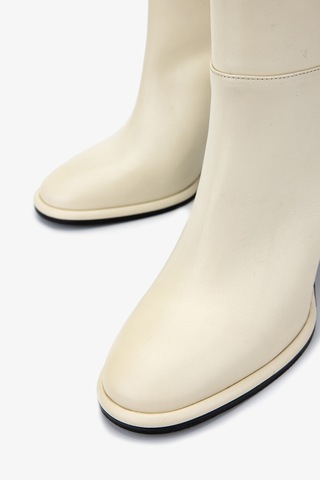 Valmenti Kadın Hakiki Deri Beyaz Casual Çizme 1046 6033 Bn Czm Sk24-25 Beyaz Dr Beyaz