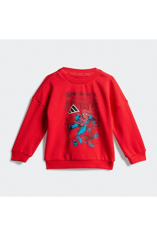 adidas Marvel Spiderman Çocuk Kırmızı Eşofman Takımı Jv7371 Kırmızı