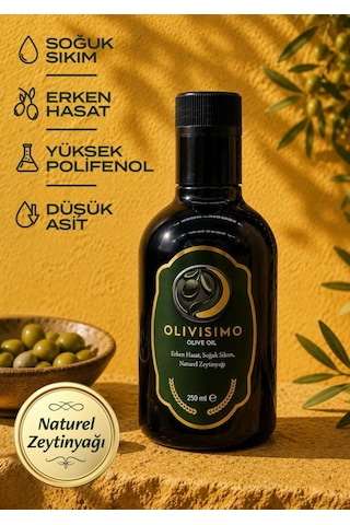 Olivisimo Erken Hasat Soğuk Sıkım Natürel Sızma Zeytinyağı 250 Ml