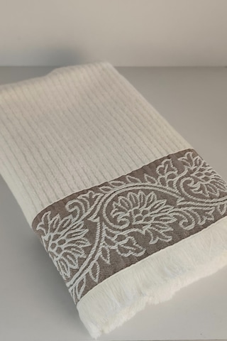 Bambu Banyo Havlusu - Püsküllü & Ekstra Yumuşak & Süper Emici Ekru