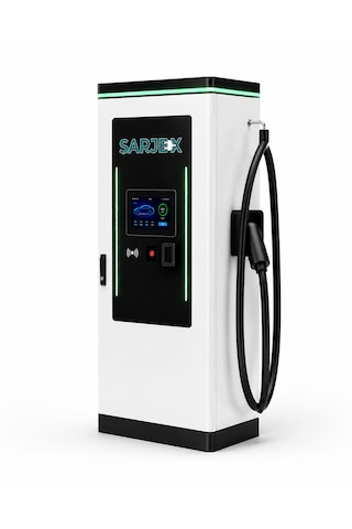 Şarjex 60 Kw Çift Kablolu Dc Elektrikli Araç Hızlı Şarj İstasyonu