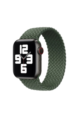 Ally Apple Watch Uyumlu 7-8 41mm 6-5-4 40mm Single Loop Plastik Kayış Kordon 3-2-1 38mm- 5775