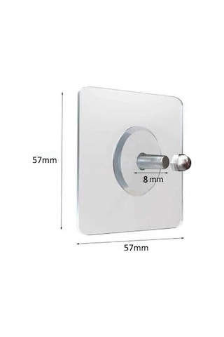 Süper Güçlü Çerçeve Askısı Pin Delgisiz Vidalı Kanca Yapışkanlı Raf Tutucu Askı 5 Li Çok Renkli