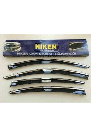 Niken Honda Civic 2016- Kromlu Cam Rüzgarlığı 4lü