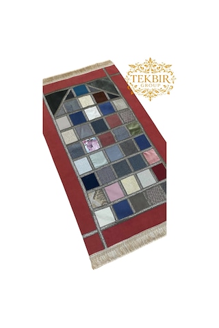 Kırkyama Seccade - Patchwork Kırkyama Seccade - Hac & Umre k, Toptan Seccade 4 Adet Çok Renkli