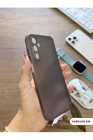 Samsung Galaxy A36 Uyumlu Süper İnce Mat Ultra Thin Silikon Kılıf Çok Renkli