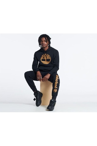 Timberland Core Logo P/o Hood Bb Erkek Günlük Sweatshirts Tb0a2bjhp561 Siyah-4034 Siyah