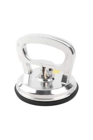 Vkemall Alüminyum Tek Paretli Cam-seramik Emici, 50kg Yanal Emme Gücü, Dürtüşsüz Yüzeyler İçin El Kolu