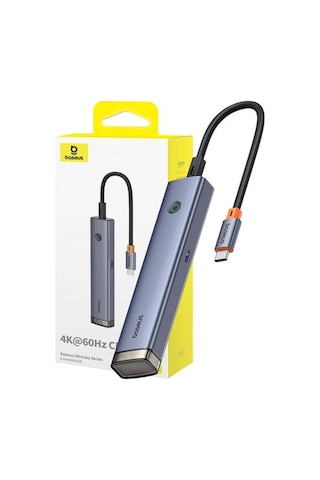 Baseus Ultrajoy 6-port Hub - Uzay Grisi