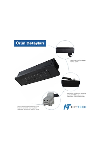 Nissan Qashqai ve Note Uyumlu Bagaj Açma Düğmesi Butonu Switch OEM 90602-JD00B