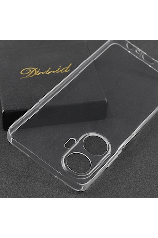 Kilifone - Realme C55 Uyumlu - Kılıf Şeffaf Soft Slim Fitt Süper Silikon Kapak - Şeffaf