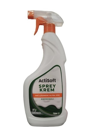 Amonyaklı Yağ Çözücü Sprey Krem 4 Adet X 750 Ml 4'lü Set