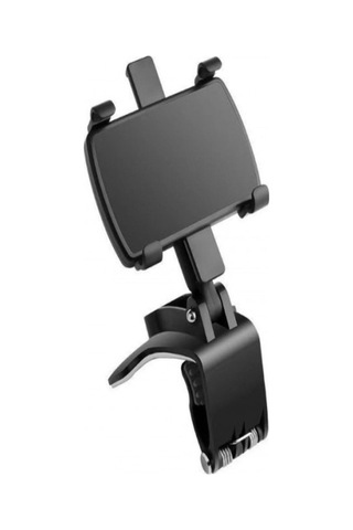 Araba Gösterge Üstüne Takılan Telefon Tutucu Torpido Dikiz Aynası Ve Güneşlik İçin Telefon Standı Ak