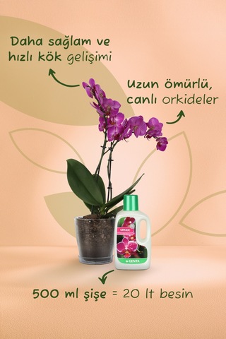 Geta Orkide Sıvı Bitki Besii Gübre 500 Ml 1 kg