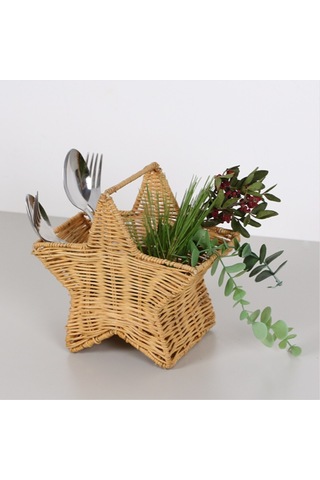 Yıldız Rattan 20x11x20 Cm. Dekoratif Düzenleme