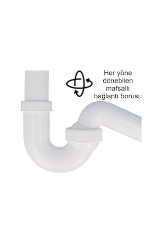 Dallmer Hunili Klima Yoğuşma Sifonu 113 40 lık Lağım Kanalizasyon Koku Önleyici Sifonlu