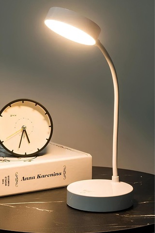 Yeni Nesil Şarjlı Dokunmatik 20 Led Çalışma Okuma Işığı Flexible Masa Lambası 3 Farklı Işık Seçeneği Diğer