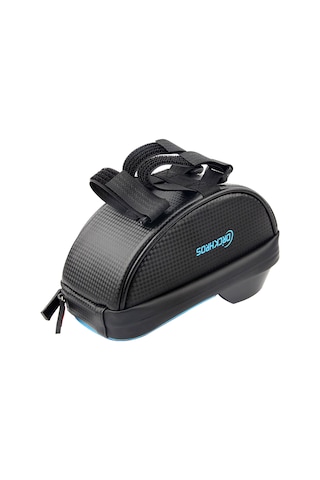 Youtek Bisiklet Gidon Çantası - Su Geçirmez Dokunmatik Telefon Kılıfı, Güneşlikli, Siyah Çok Renkli