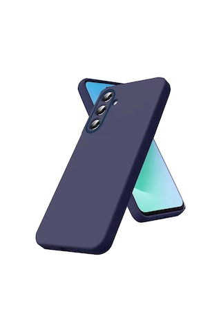 Samsung Uyumlu Galaxy A57 5g First Silikon - Lacivert Diğer