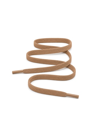 Hapshoe 90 Cm Elastik Lastikli 8 Mm Bej Ayakkabı Bağcığı