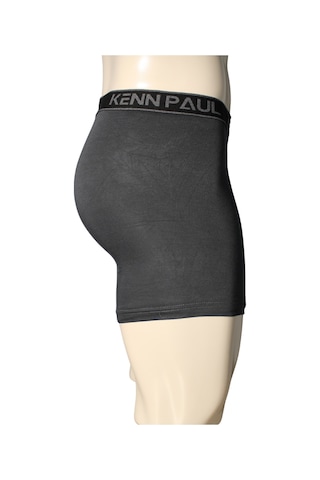 Kennpaul Bambu Uzun Paçalı Sporcu Boxer - Füme, Nefes Alır, Konforlu Füme