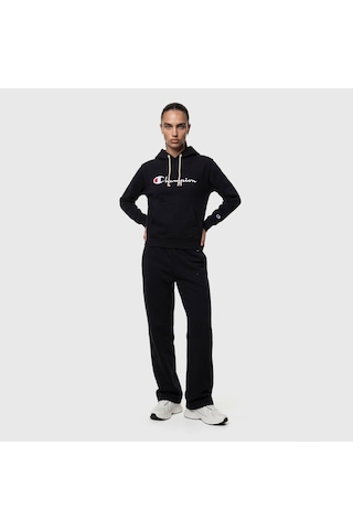 Champion Wide Leg Kadın Siyah Eşofman Altı 118647 2800282