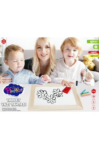 ONY-391 Ahşap Tablet Yazı Tahtası -Onyıl