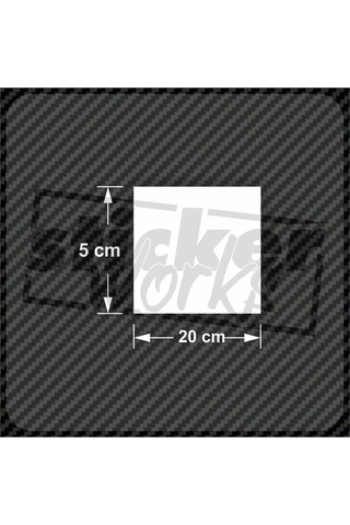 Kızılelma Hologram Sticker Siyah