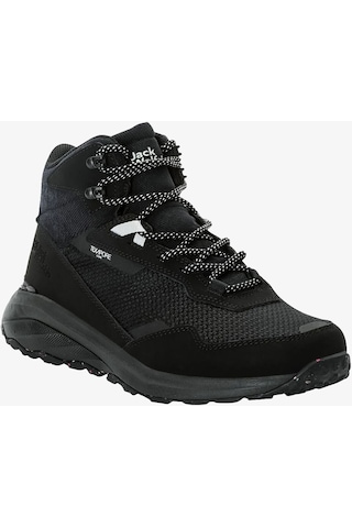 Jack Wolfskin Dromoventure Texapore Mid W Kadın Siyah Outdoor Bot 4059651-6350 Siyah