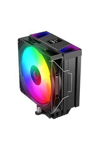 Rampage Octagon C70 Siyah 12cm Argb Sıcaklık Göstergeli Hava Soğutucu - Octagon C70 Sıyah