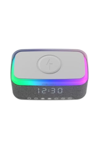 Mikado Md-w10 1200mah 10w Gri Bt, Usb, Kablosuz Şarjlı Rgb-alarmlı Saat Speaker