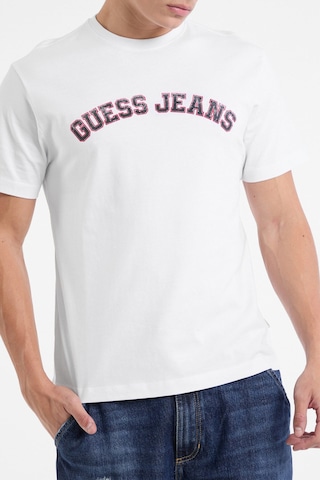 Guess Jeans Erkek Regular Fit Tişört M5rı75k8fq4 Beyaz
