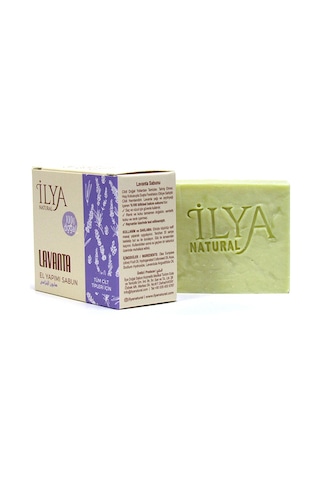 İlya Natural Lavanta Özlü Hatay'ın %100 Doğal El Yapımı Banyo Sabunu 100 G
