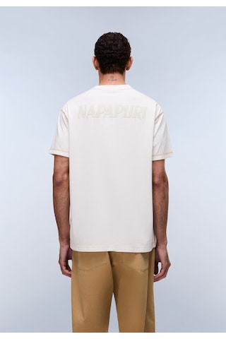 Napapijri S-umbra Ss Erkek T-shirt-31970 Beyaz