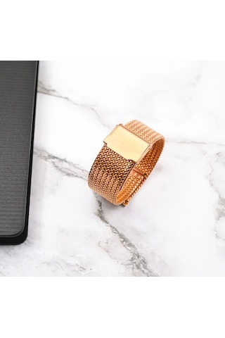 Paslanmaz Çelik Kordon Mk1002-gold - 24mm Şeffaf