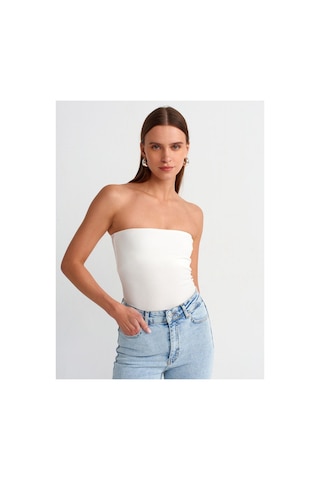 Rouge Basıc Dlv 20659 Straplez Top Beyaz