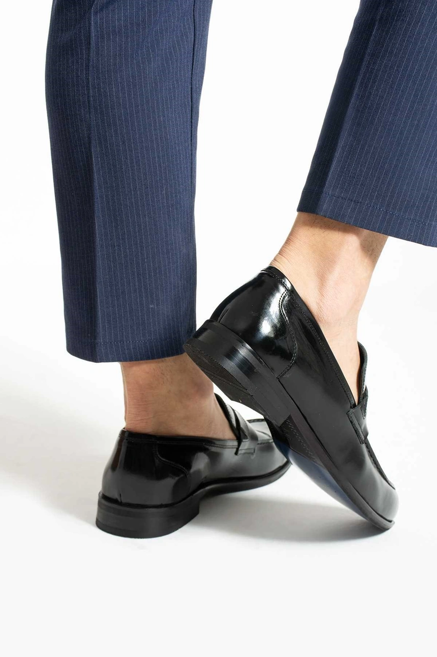 Bestello Bağcıksız Eva Taban Loafer 331-46610 Erkek Ayakkabı Sıyah Acma