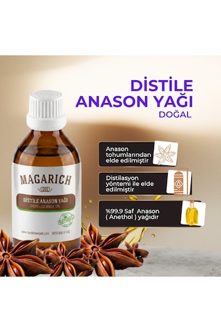 Magarich Distile Saf Anason Yağı 100 ML