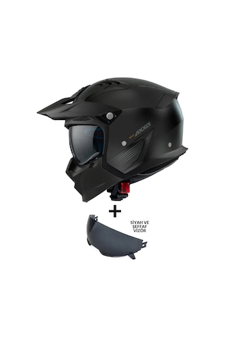 Axxis Hunter Sv Solid A1 Kapalı Motosiklet Kaskı