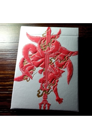 Bicycle Sumi Kitsune Tale Teller Craft Letterpressed Tuck Oyun Kağıdı İskambil Kartları Destesi