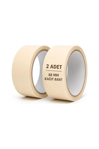 Nistabolje 2 Adet Kağıt Bant 48mm Maskeleme Bandı Boya Bandı