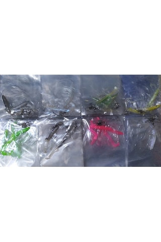 Top Arkası-6,5Cm Raglo-Silikon-Hazırtakım Iğne 1 Paket 10 Adet