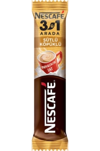 Nescafe 3ü 1 Arada Sütlü Köpüklü Kahve 10 x 17.4 G