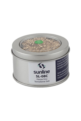Sunline Sl-08c Havya Ucu Temizleme Seti - Kutulu Temizleme Teli + Flux Reçine